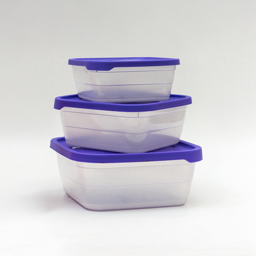 Trend Fridge containers (Set 3 Pieces)