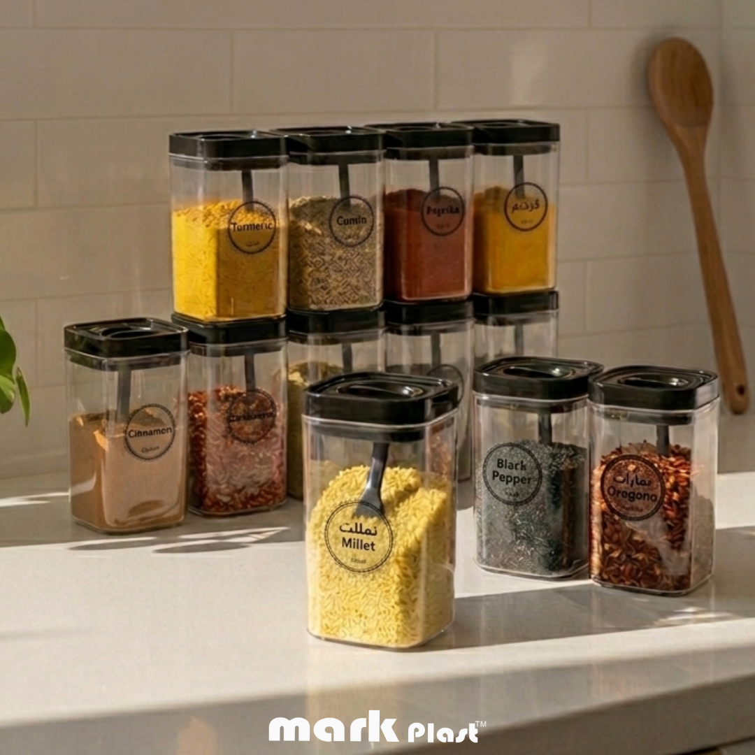 acrylic spice sistema spice containers