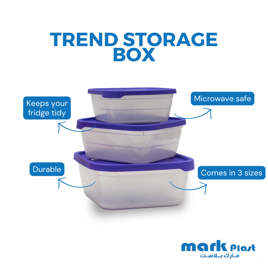 Trend Fridge containers (Set 3 Pieces)