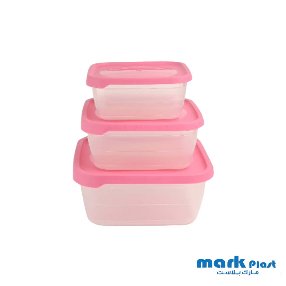 Trend Fridge containers (Set 3 Pieces)