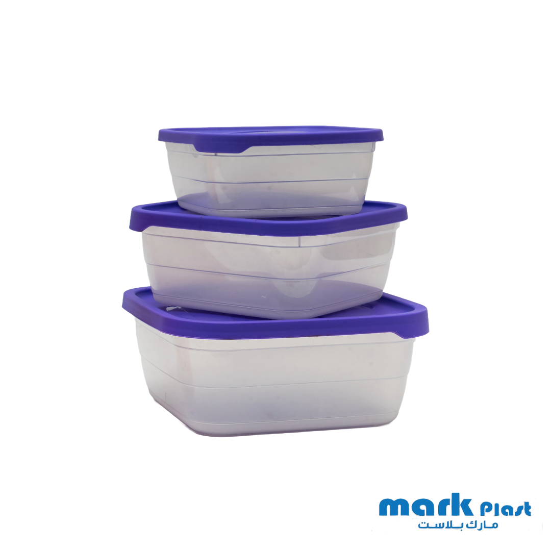 Trend Fridge containers (Set 3 Pieces)