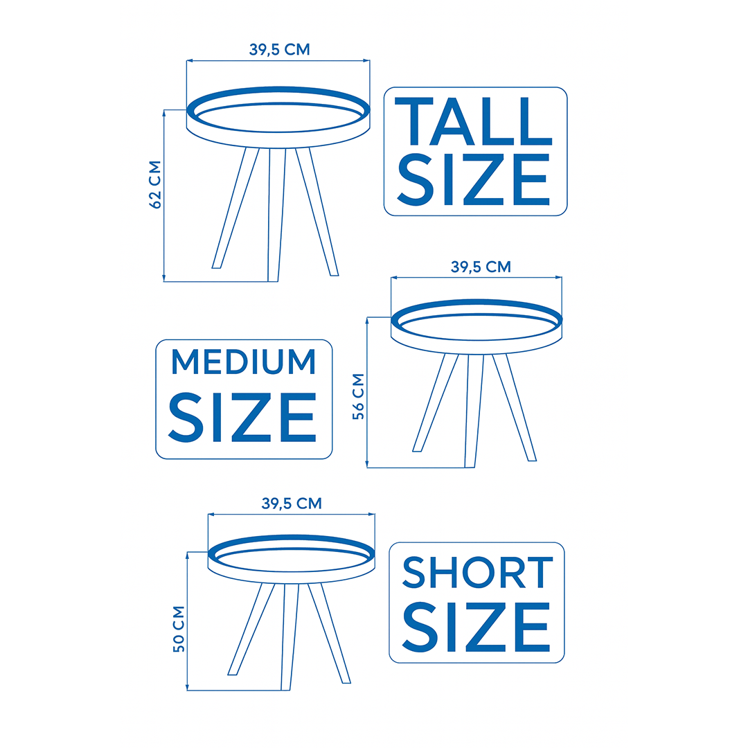 JAZ Trio Side Table Set